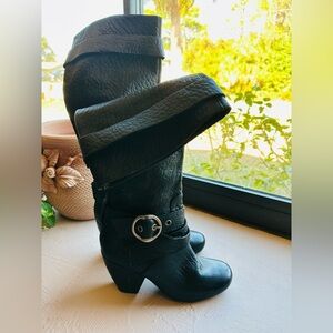 Lucky Brand Knee-High Riding Boots Leather Women's Size US 7